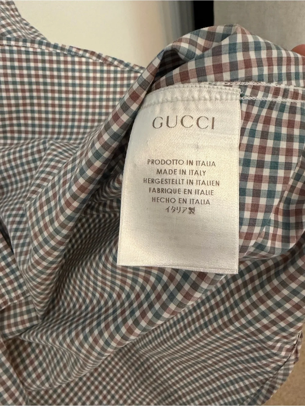 Gucci Men’s Long-Sleeve Button Down Dress Shirt